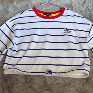 Forever 21 MultiColor Long-sleeve Crop